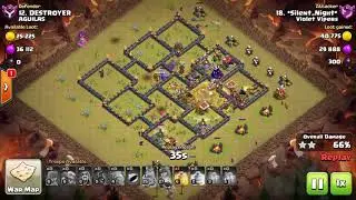 Clash of Clans TH9 GoBoHo 3 STAR ATTACK