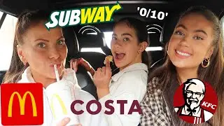 trying vegan FAST FOOD - drive with us