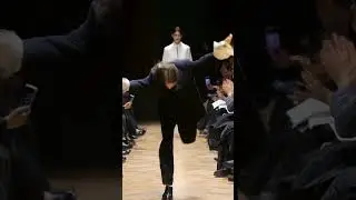 Male Ai model makes funny acrobatic move on the catwalk #model #fail #funny