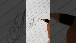 menulis Agustus pakai pensil | #menulis #calligraphy #handwriting #art #shortsvideo