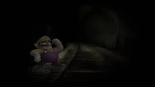 Wario gets Hit by a train in a tunnel and fucking dies
