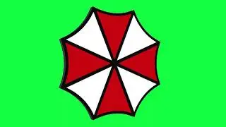 Umbrella Corporation Green Screen Logo Loop Chroma Animation
