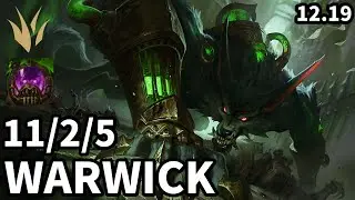 Warwick Jungle vs Ekko - Ranked Diamond 1 - Patch KR 12.19