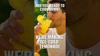 Ice-Cold Lemonade #cooldown #lemonade #easydrinkrecipe #ice-cold #drinklemonade