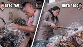 COMPETENCIA DOMÉSTICA ÉPICA | Mr.Beast Parodia - Ni Q' Fuera TV, Karito La Tóxica, Alyson Jazmin