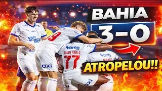 🔥BAHIA ATROPELA! 3x0 COM SHOW E GOLAÇOS NO BAIANÃO