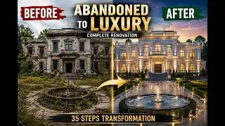 Abandoned Mansion Restored Into a Luxury Estate | Ultra Realistic AI Renovation Film