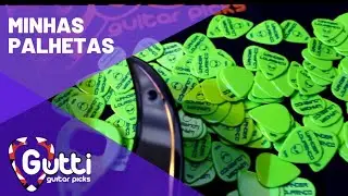 Minhas palhetas Gutti Guitar Picks