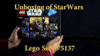 Disney's StarWars Lego Set #75137 Unboxing Carbon-Freezing Chamber