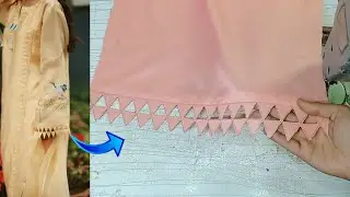 New cutwork sleeves design | triangle cut work sleeves design | jali wala bazo design