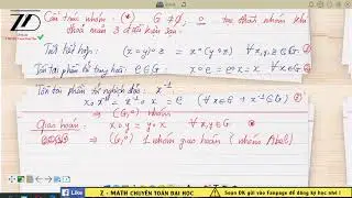 CẤU TRÚC ĐẠI SỐ - NHÓM VÀNH TRƯỜNG [ Dành cho Sinh Viên ĐH BKHN ]