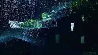 Loud Thunder & Heavy Rain Sounds to Burry Thoughts & Anxiety (Rainstorm Ambience)