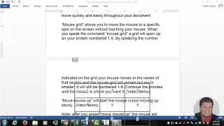 How to Move Your Mouse with the Mouse Grid in Dragon