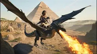 Early Human Survives Dragon Attack | Cinematic Myth Survival