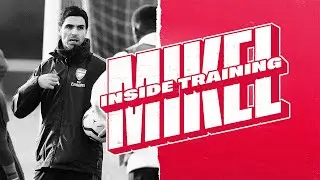 INSIDE TRAINING | Mikel Arteta leads the session!