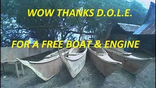 FREE  FROM D.O.L.E. PLYWOOD PUMP BOAT &  ENGINE  TO  BE GIVEN  INTO THE FISHERMAN  MAY/18/2021