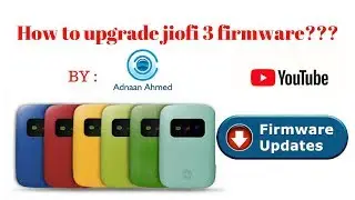 How to upgrade jiofi3 firmware