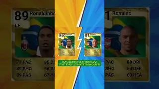 FIRST EVER ULTIMATE TEAM CARDS: RONALDINHO VS R9 RONALDO!
