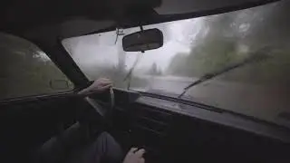 [4K] Lada Niva Rainy relaxing drive