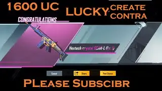 Hextech crystal scarl create opened and upgraded | Lucky Spin | bgmi | new upgradable weapon