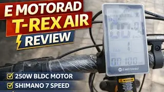 E MOTORAD Reveiw 100KM T-Rex Air Electric Cycle Review 250WMotor, link in description @e_motorad 