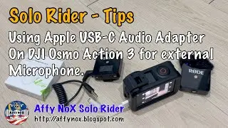 DJI Osmo Action 3 | Using Apple USB-C to 3.5mm Audio Adapter