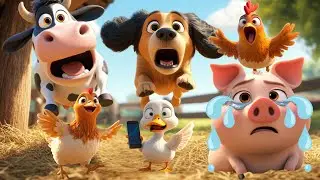 Ten Farm Animals Jumping on the Bed | SiSi Animals Song For Kids | SiSi Kids TV