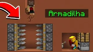 BATALHA de quem faz a MELHOR ARMADILHA TRAP no minecraft
