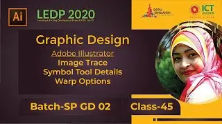 Image Trace | Symbol Tools | Warp | Class 45 | Batch SP GD 02| LEDP 2020 | Graphic Design Class