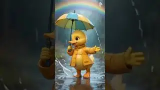 Duck Enjoying In Rain #foryou #fypシ #funny #viral #cute #duck #ducklingspro #cuteduck #ducklings