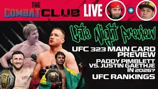 🔴LIVE | Capitán Rafucho & Zion Zenith's The Combat Club | #UFC323 Preview + Rankings P4P