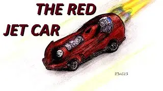 Drawing Chrome and Semi-Translucent - A Jet Car!