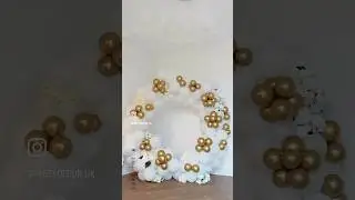 Balloo artist - balloon set up- easy DIY ballon setup 🤍🤍🤍🤍