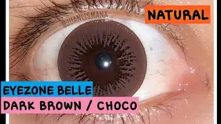 SOFTLENS EYEZONE BELLE EYES DARK BROWN / CHOCO | REVIEW JUAN LISMANA