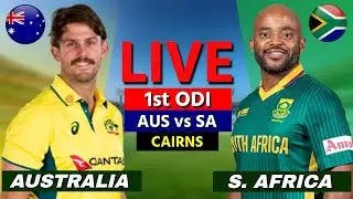 Australia vs South Africa Live - 1st ODI | AUS vs SA Live | Scores & Commentary