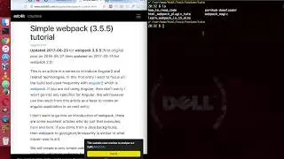 Configure webpack with typescript, scss, HtmlWebpackPlugin and more