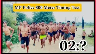 MP police 800 Meter Timing Test || 800 Meter Running || Kanpur Defence Physical Academy