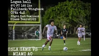 Logan C Hall highlights vs Miami AC