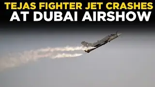 Dubai&nbsp;Airshow Crash News&nbsp;LIVE | Tejas Fighter Jet Crashes At Dubai Air Show | Breaking News LIVE