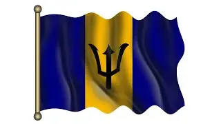 BarbadosFlagAnimation | BarbadosNationalAnthem | AdobePhotoshop | VideoMusicRelaxingMeditation