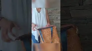 DIY Cork Fabric Zipper Handbag 🧵🪡