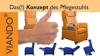 Der Pflegesessel mit Rollen und Aufstehhilfe und innovativem Stecksystem &ndash; das Konzept