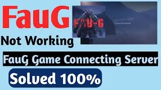 Faug Game Connecting Service Problem || Fauji Error Problem Solved || Faug Game Not Working