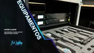MICROFONE SHURE ULXD4D - MONTANDO NOSSO SETUP