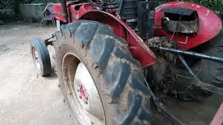 Old tractor messy 135 repir