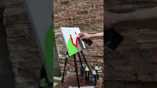 Painting process with commentary #art #behindthescenes #spraypaint #abstract #process #bts