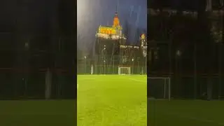 Май, футбол, ливень. Что может быть лучше?