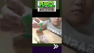 Plants vs. zombies MEGA GATLING PEA  #plantsvszombies #diy #clay #brothers #pvz2
