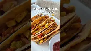 Paneer Cheese Tacos in 10 Minutes ⏱️🌮 | Lunchbox Series #1 🎒#shorts #kidslunchbox #chapati #tacos