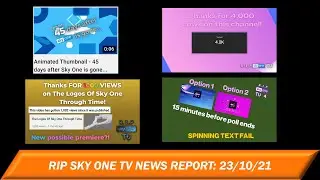 RIP SKY ONE TV NEWS REPORT: 23/10/21